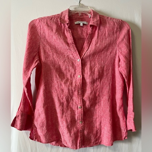 Foxcroft Tops - Women’s Foxcroft Long Sleeve Pink Button Down Top Size Medium